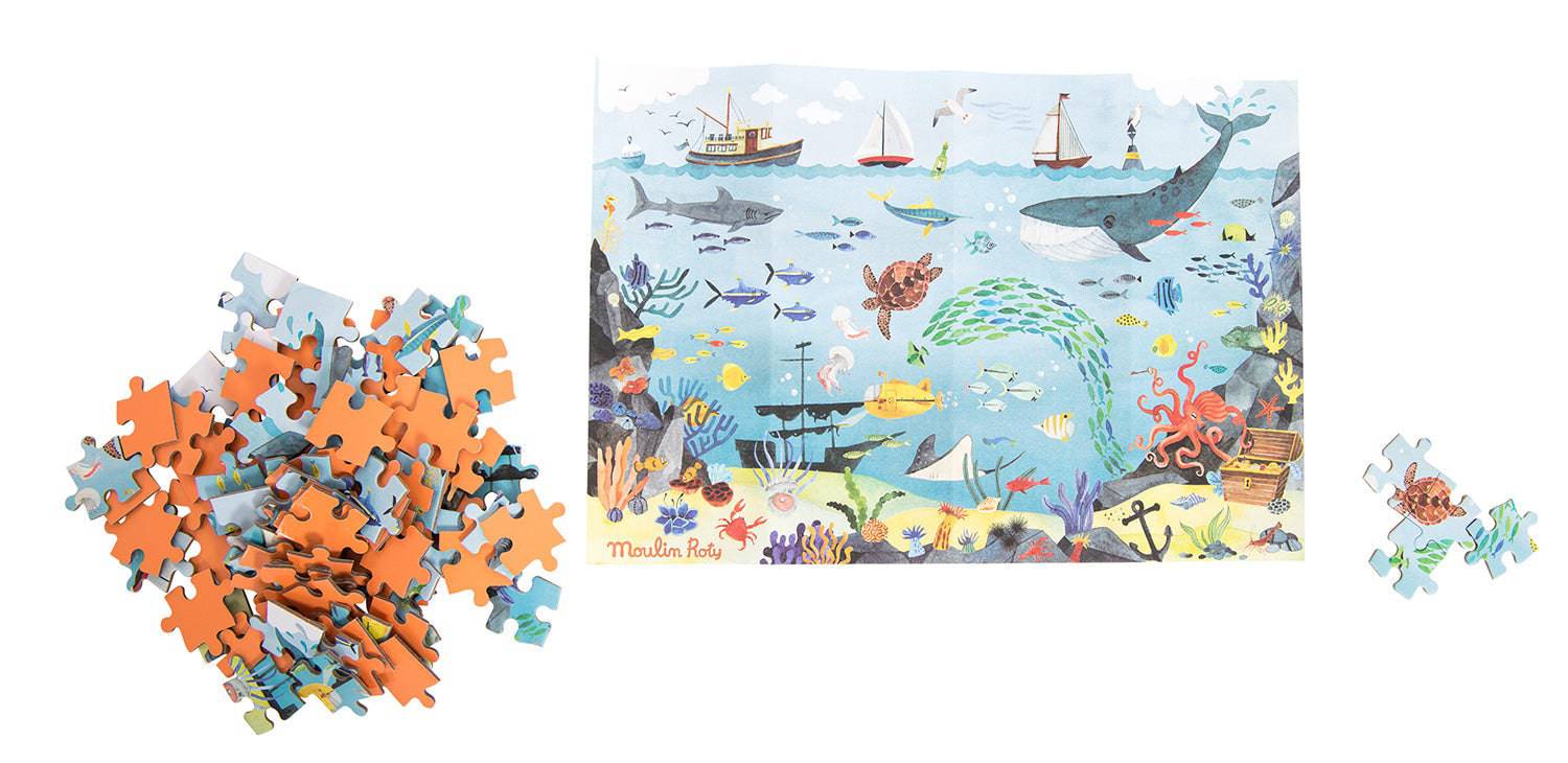 Puzzle "L'océan" (96 pièces) - Maison Continuum