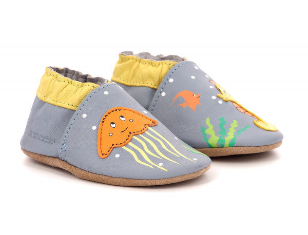 Chaussons Robeez SEABED BLEU