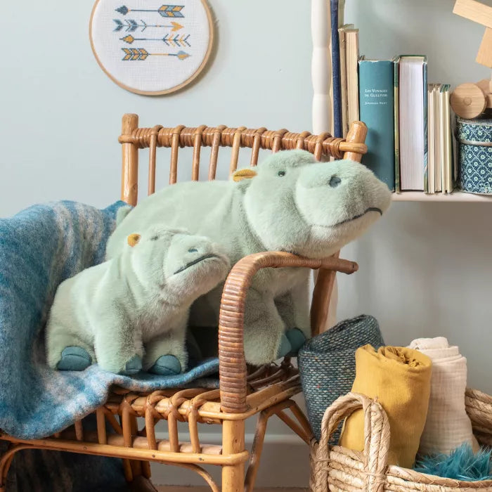 Peluche hippopotame "Tout autour du monde" Moulin Roty - Maison Continuum