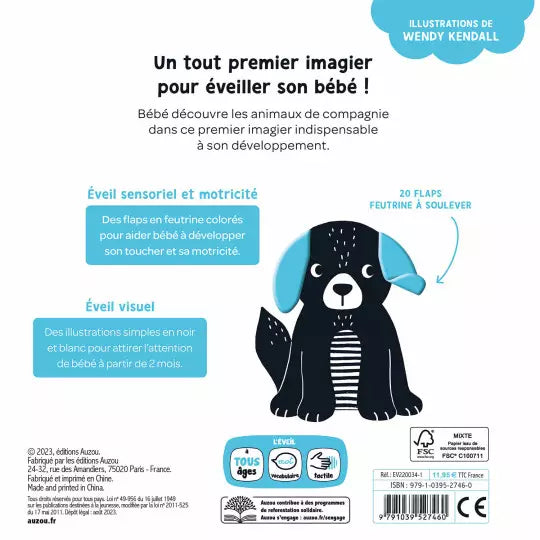 Livre "Mes premiers flaps" Auzou - Maison Continuum