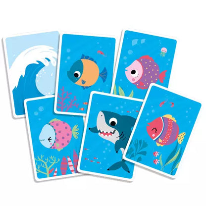 Jeux de cartes "Gare au requin !"